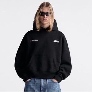 Zara X Rhuigi Collab XL Cropped Hoodie
